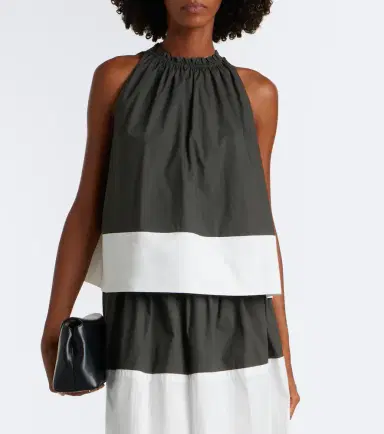 Proenza Schouler White Label Esme cotton poplin top | Thumbnail 3