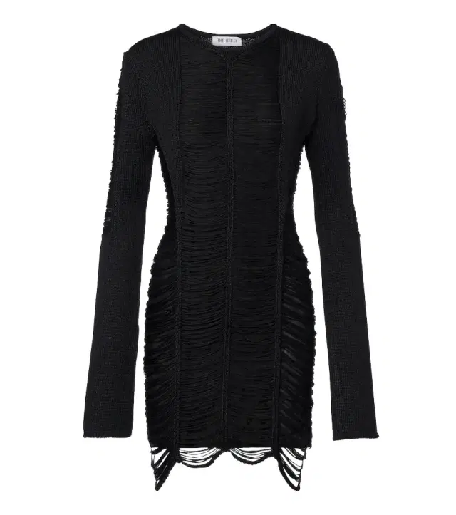 The Attico Fringed minidress