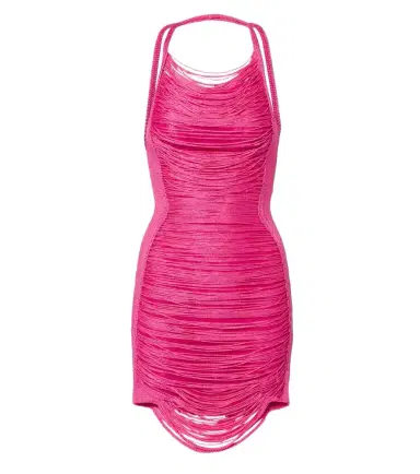 The Attico Fringed halterneck minidress | Thumbnail 1