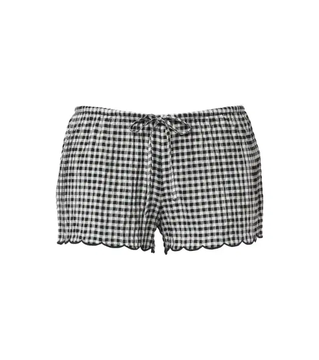 Montce Gingham scalloped shorts