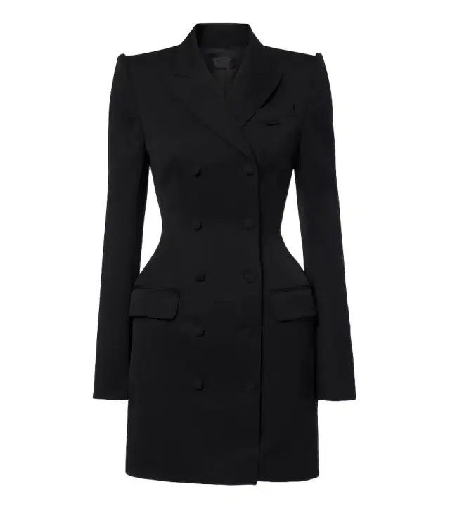 Mugler Wool blazer dress