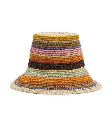 Zimmermann Raffia striped bucket hat | Thumbnail 1