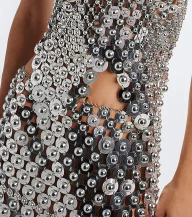 Rabanne Chainmail embellished top | Thumbnail 6