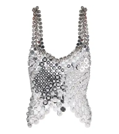 Rabanne Chainmail embellished top | Thumbnail 1