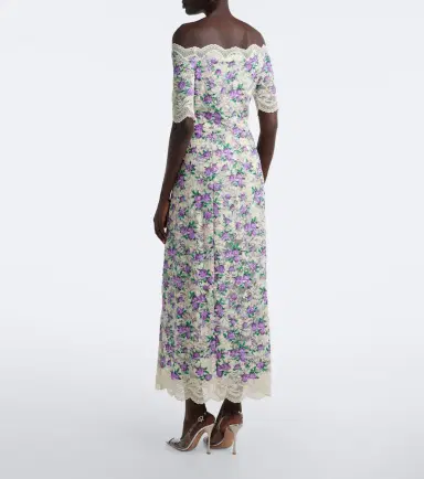 Rabanne Floral lace maxi dress | Thumbnail 2