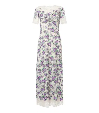 Rabanne Floral lace maxi dress | Thumbnail 1