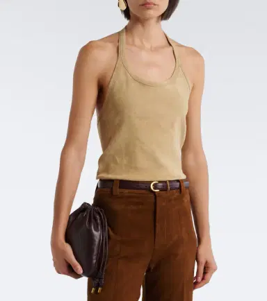 STOULS Cherry halterneck suede top | Thumbnail 3 STOULS Cherry halterneck suede top | Thumbnail 3