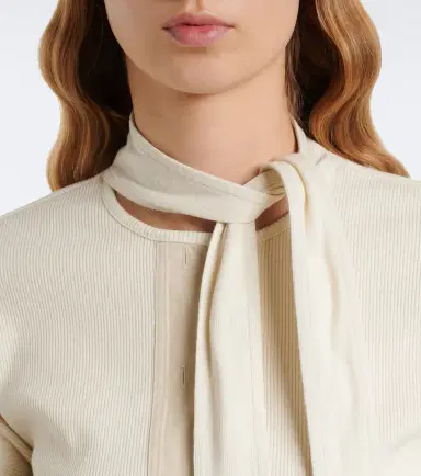 Lemaire RIbbed-knit cotton and linen top | Thumbnail 4 Lemaire RIbbed-knit cotton and linen top | Thumbnail 4