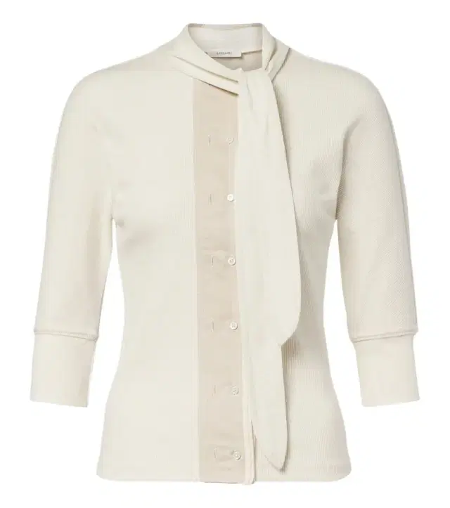 Lemaire RIbbed-knit cotton and linen top