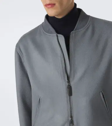 Brioni Wool and cashmere bomber jacket | Thumbnail 6