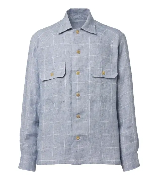 Ralph Lauren Purple Label Checked linen jacket