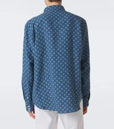 Ralph Lauren Purple Label Printed linen and silk shirt | Thumbnail 2
