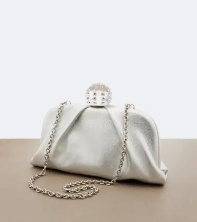 Aquazzura Tequila embellished canvas clutch | Thumbnail 3