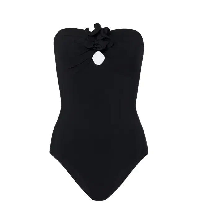 Magda Butrym Floral-appliqué swimsuit