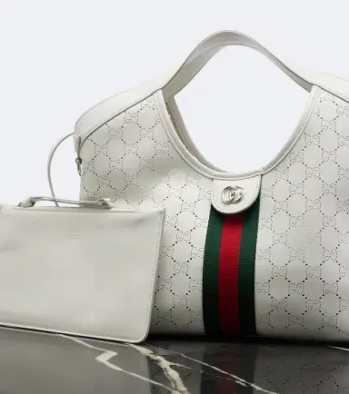 Gucci Giglio Small leather tote bag | Thumbnail 4 Gucci Giglio Small leather tote bag | Thumbnail 4