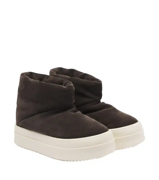 Rick Owens Mega Bumper suede ankle boots