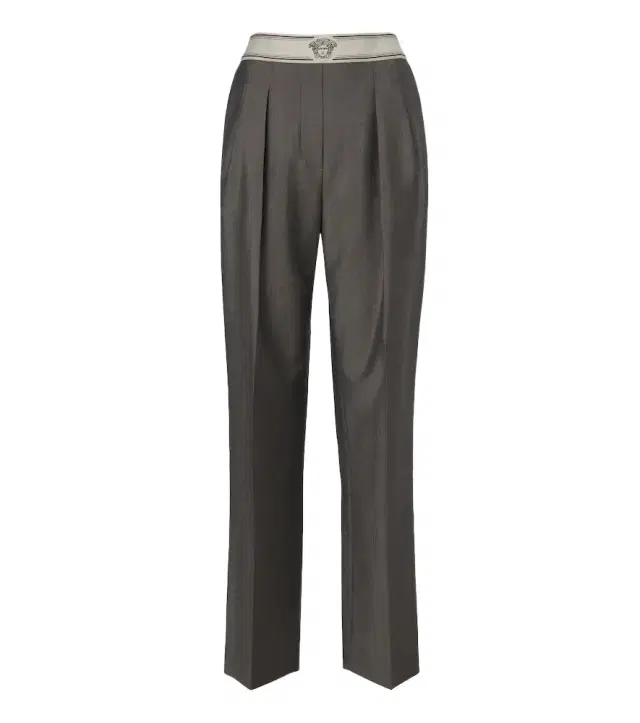 Versace Wool and mohair straight pants