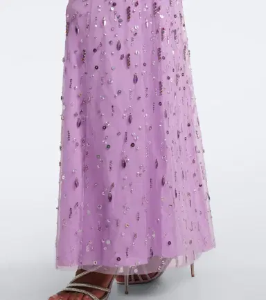 Jenny Packham Lauretta sequined tulle gown | Thumbnail 7