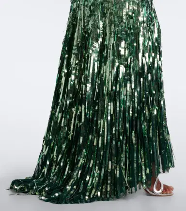 Jenny Packham Kimi sequined strapless gown | Thumbnail 3 Jenny Packham Kimi sequined strapless gown | Thumbnail 3