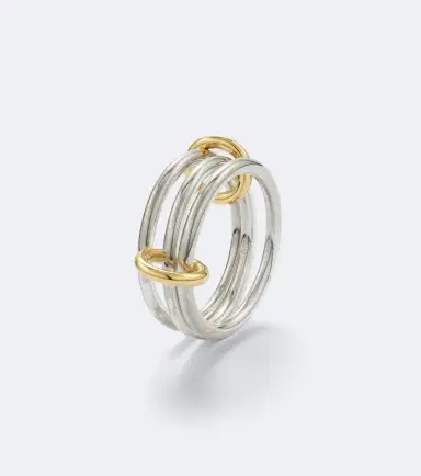 Spinelli Kilcollin Solarium sterling silver and 18kt gold ring | Thumbnail 2 Spinelli Kilcollin Solarium sterling silver and 18kt gold ring | Thumbnail 2