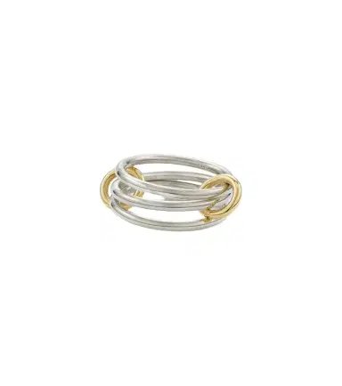 Spinelli Kilcollin Solarium sterling silver and 18kt gold ring | Thumbnail 1 Spinelli Kilcollin Solarium sterling silver and 18kt gold ring | Thumbnail 1