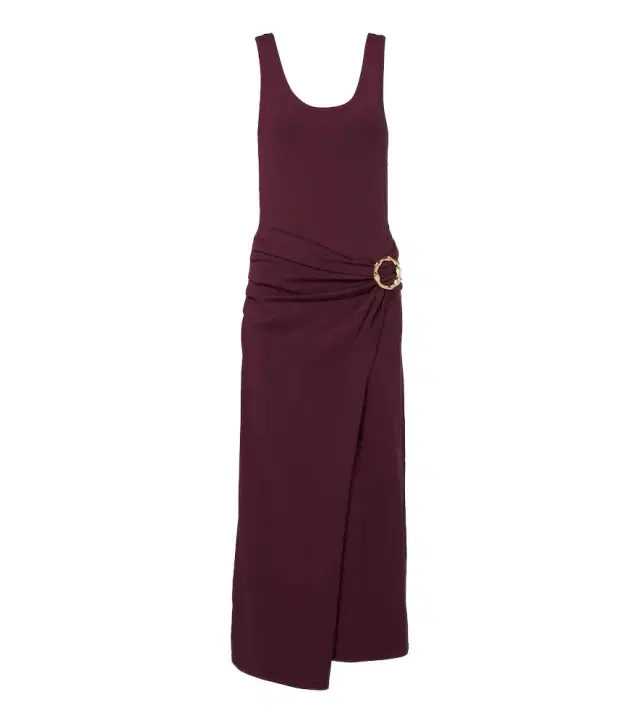 Genne gathered midi dress