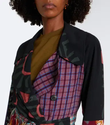 Dries Van Noten Printed wrap coat | Thumbnail 2
