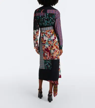 Dries Van Noten Printed wrap coat | Thumbnail 3