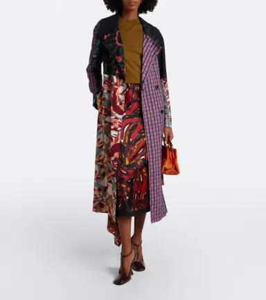 Dries Van Noten Printed wrap coat | Thumbnail 5
