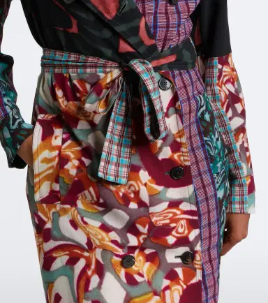 Dries Van Noten Printed wrap coat | Thumbnail 6