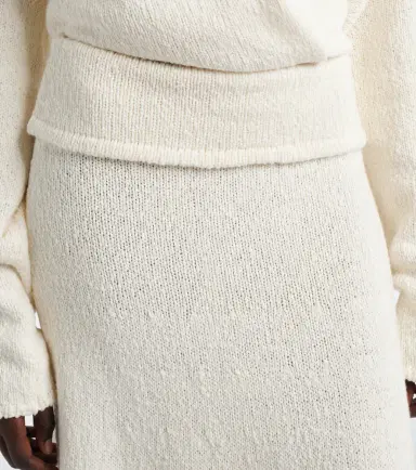 Aya Muse Kena knitted cotton midi skirt | Thumbnail 3 Aya Muse Kena knitted cotton midi skirt | Thumbnail 3