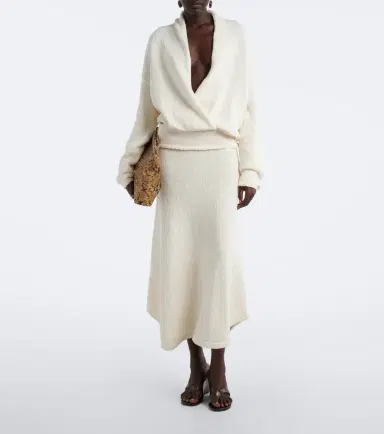 Aya Muse Kena knitted cotton midi skirt | Thumbnail 6 Aya Muse Kena knitted cotton midi skirt | Thumbnail 6