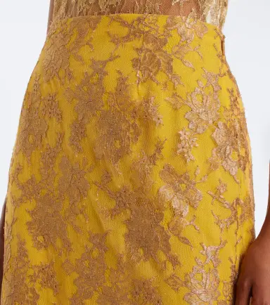 Saint Laurent Lace pencil skirt | Thumbnail 5