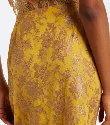 Saint Laurent Lace pencil skirt | Thumbnail 6
