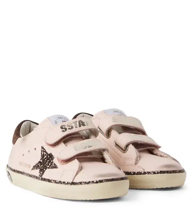 Bonpoint x Golden Goose Old School leather sneakers