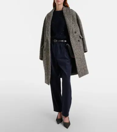 Brunello Cucinelli Monili wool straight pants | Thumbnail 3