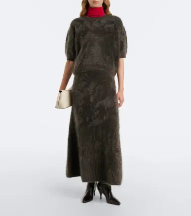 Lisa Yang Asta cashmere midi skirt | Thumbnail 2
