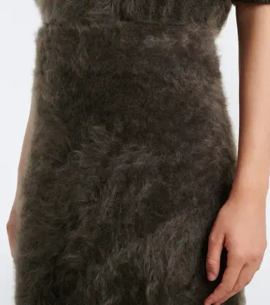 Lisa Yang Asta cashmere midi skirt | Thumbnail 3