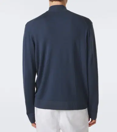 Sunspel Wool half-zip sweater | Thumbnail 5