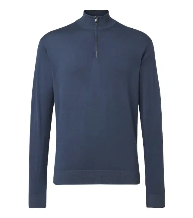 Sunspel Wool half-zip sweater