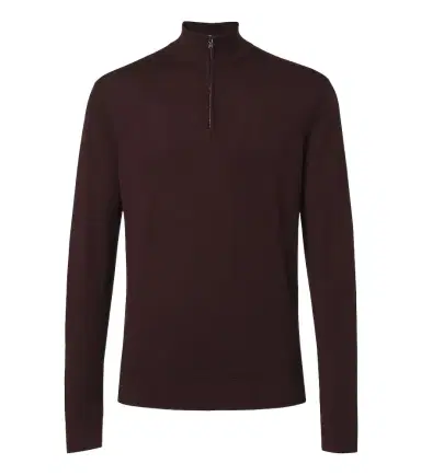 Sunspel Wool half-zip sweater | Thumbnail 1 Sunspel Wool half-zip sweater | Thumbnail 1