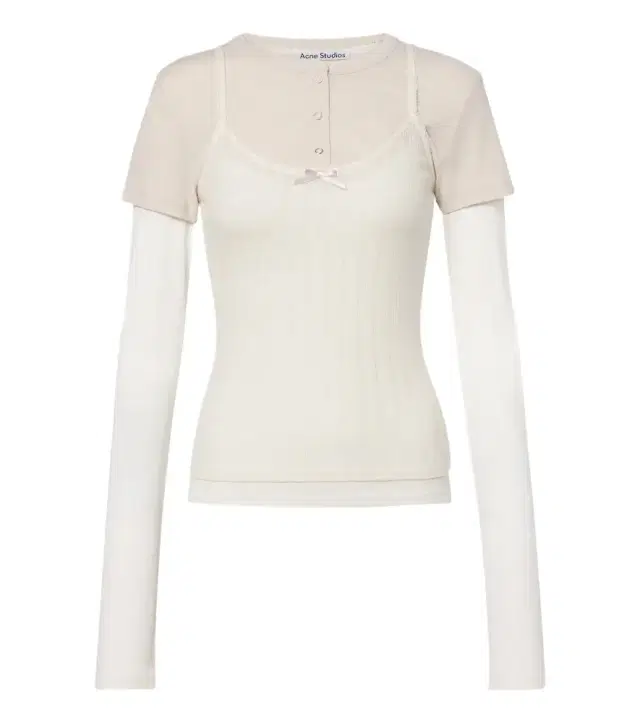 Acne Studios Layered jersey top