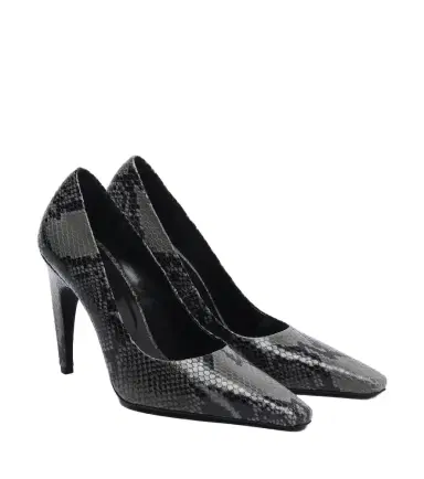 JUDE Fame snake-effect leather pumps | Thumbnail 1