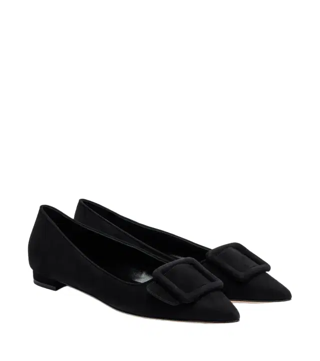 Manolo Blahnik Maysale suede ballet flats