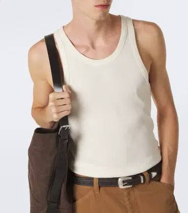 Lemaire Ribbed-knit cotton tank top | Thumbnail 2