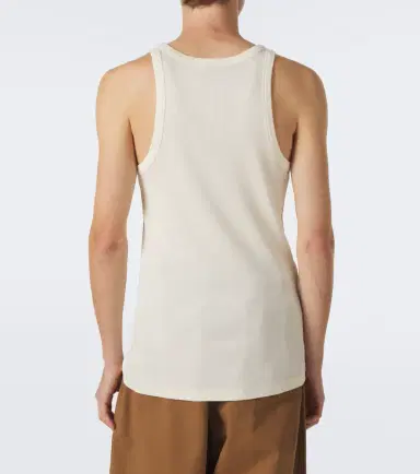 Lemaire Ribbed-knit cotton tank top | Thumbnail 4