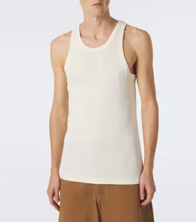 Lemaire Ribbed-knit cotton tank top | Thumbnail 5