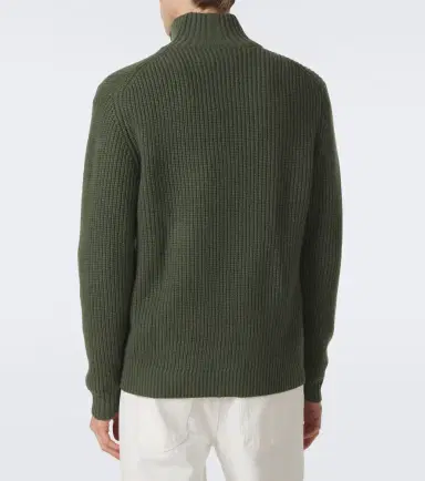 Allude Wool and cashmere half-zip sweater | Thumbnail 3