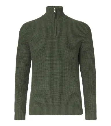 Allude Wool and cashmere half-zip sweater | Thumbnail 1