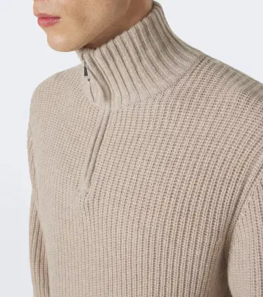 Allude Wool and cashmere half-zip sweater | Thumbnail 5